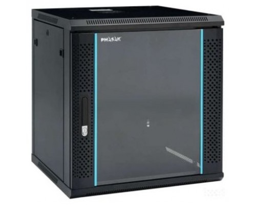 PHASAK Rack mural 19" Phasak Pro 12U  600x450 Desmontado (Envio Flat Pack) (Incluyen 2 vent, bolsa tornilleria)